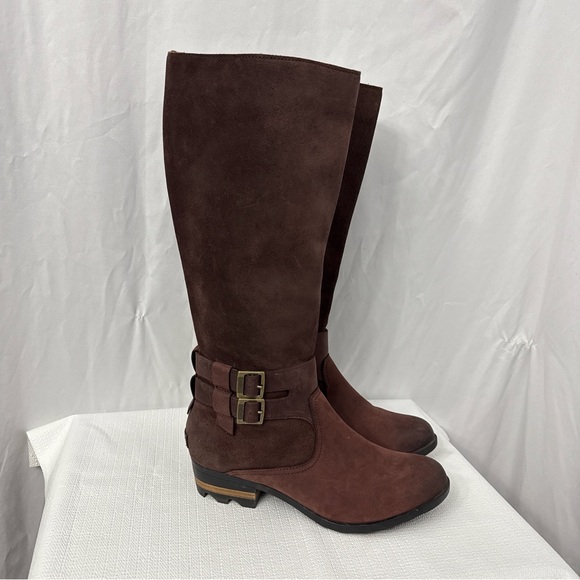 Womens Boots Lolla Tall Boots Sorel Sorel Lolla Tall II Burgundy
